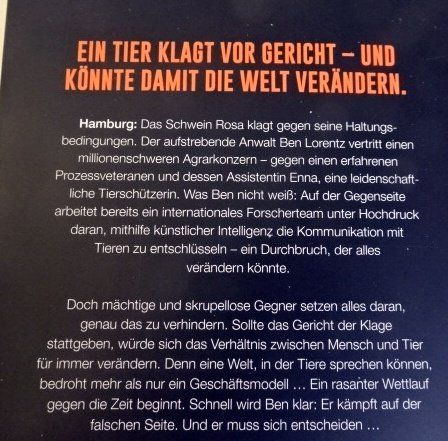 Libri: Tibor Rode - Animal Thriller: Sprich oder stirb – Usato da Wetzikon ZH venduto da strubeli024 1