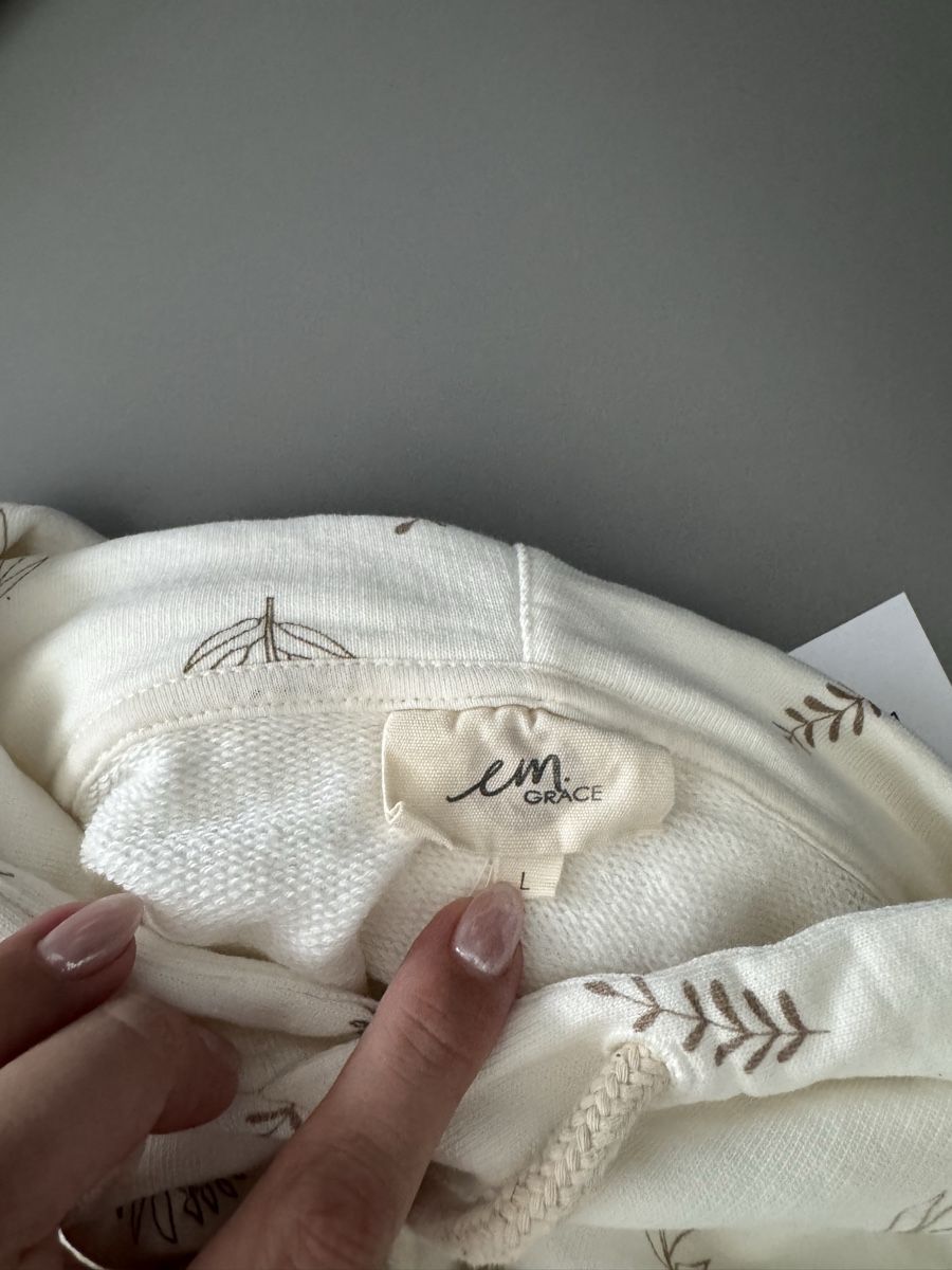 Maglioni & Felpe: Kapuzenpullover em.GRACE beige mit Muster Grösse L – Usato da Dietwil venduto da vera2301 2