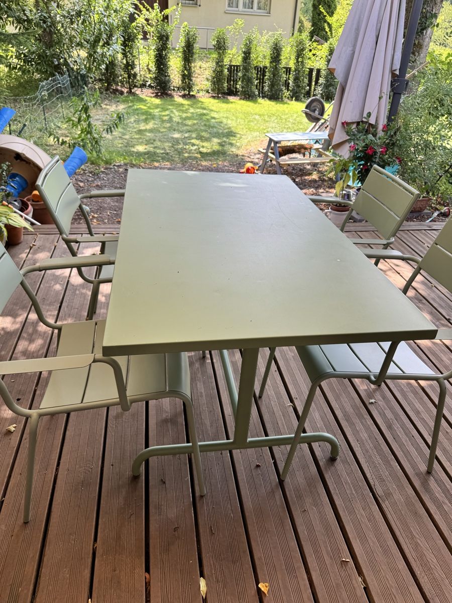 Pfister Tischset: Garden Table and Chairs Set, Sage Green – Gebraucht aus Pfaffhausen von DariaStuder 2