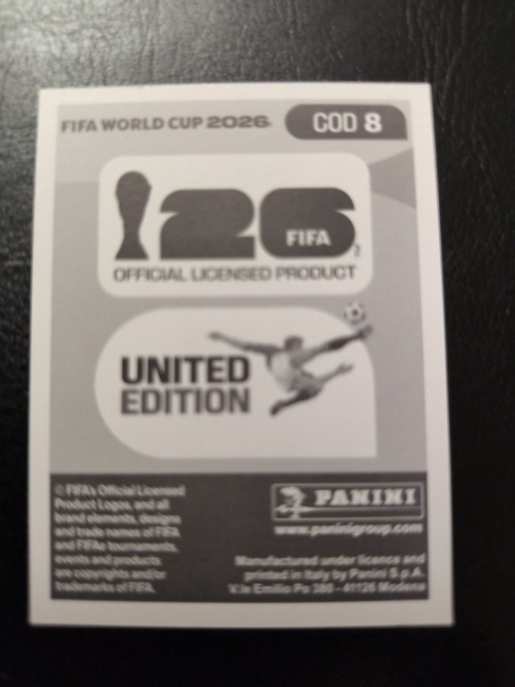 Panini Carte collezionabili: Panini FIFA World Cup 2026 COD 8 – Nuovo (secondo la descrizione) da Matzingen venduto da Clie42 1