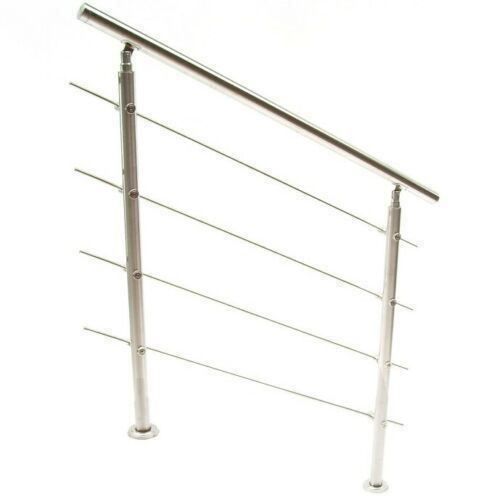 Ringhiere: 57203 - Edelstahl Treppengeländer 80cm - 4 Querstreben – Nuovo e nell'imballaggio originale da Wallenwil venduto da toesstal-vertrieb 7