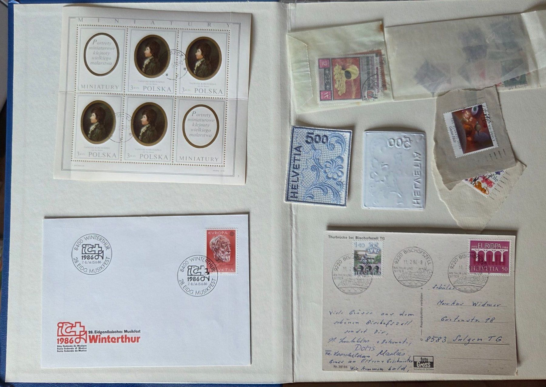 Alle Briefmarken: 2 Briefmarkenalben mit hunderten von Marken – Gebraucht aus Gossau SG von oreliefredy 8