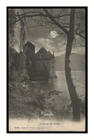 CHÂTEAU DE CHILLION - 1909 "Au Crépuscule" Cachet
