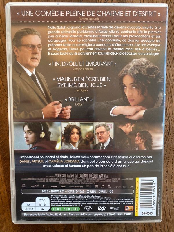 Tutti i DVDs: DVD - Le brio (2017) Daniel Auteuil – Nuovo e nell'imballaggio originale da Lausanne venduto da pipo_2017 1