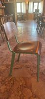 2 Chaises en Acier et Noyer