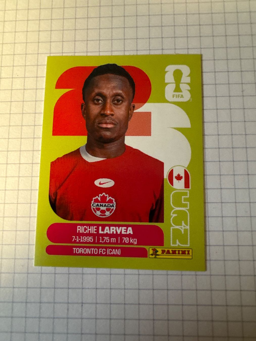 Panini Carte collezionabili: Panini Sticker WM 2026, CAN 6 Richie Laryea – Nuovo (secondo la descrizione) da Winterthur venduto da mathis-spielsteine