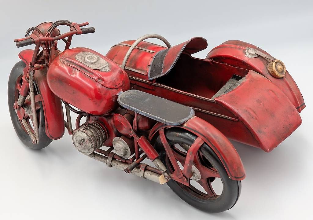 Modellbausätze & Standmodelle: Metal Vintage Motorcycle avec Sidecar – Gebraucht aus Torny le Grand von cla_w6np 2