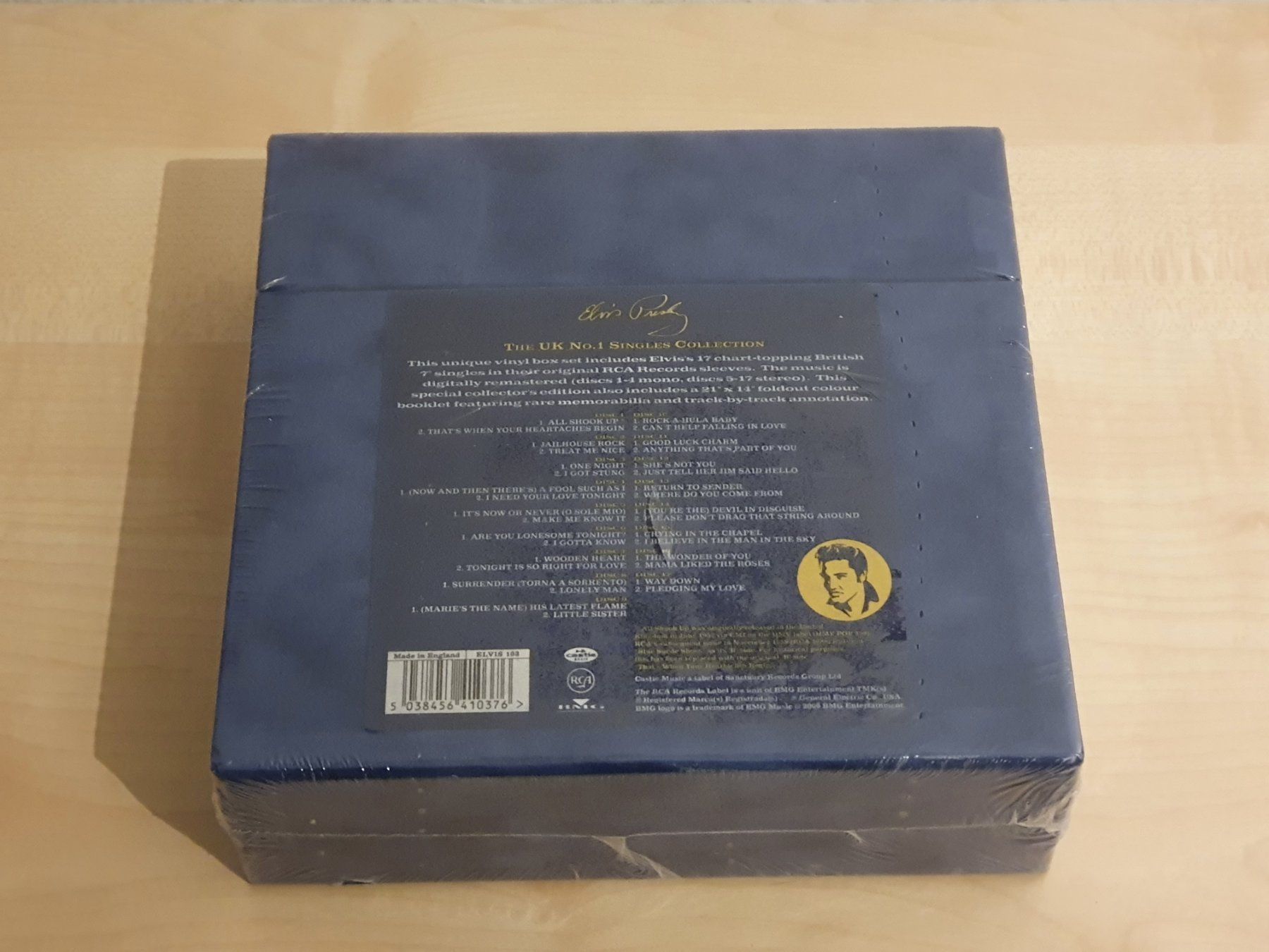 Dischi in vinile: Elvis The UK No.1 Singles Collection – Nuovo e nell'imballaggio originale da Uerschhausen venduto da Burton77 1