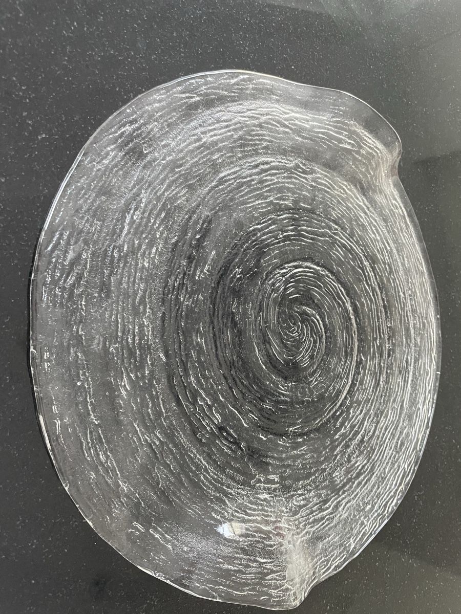 Piatti di portata: Clear Glass Serving Plate - Perfect for Parties! – Usato da Waedenswil venduto da Paps04 2