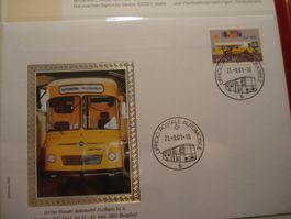 Satz Briefe letzter Einsatz Automobilpostbüro 2001, DFI