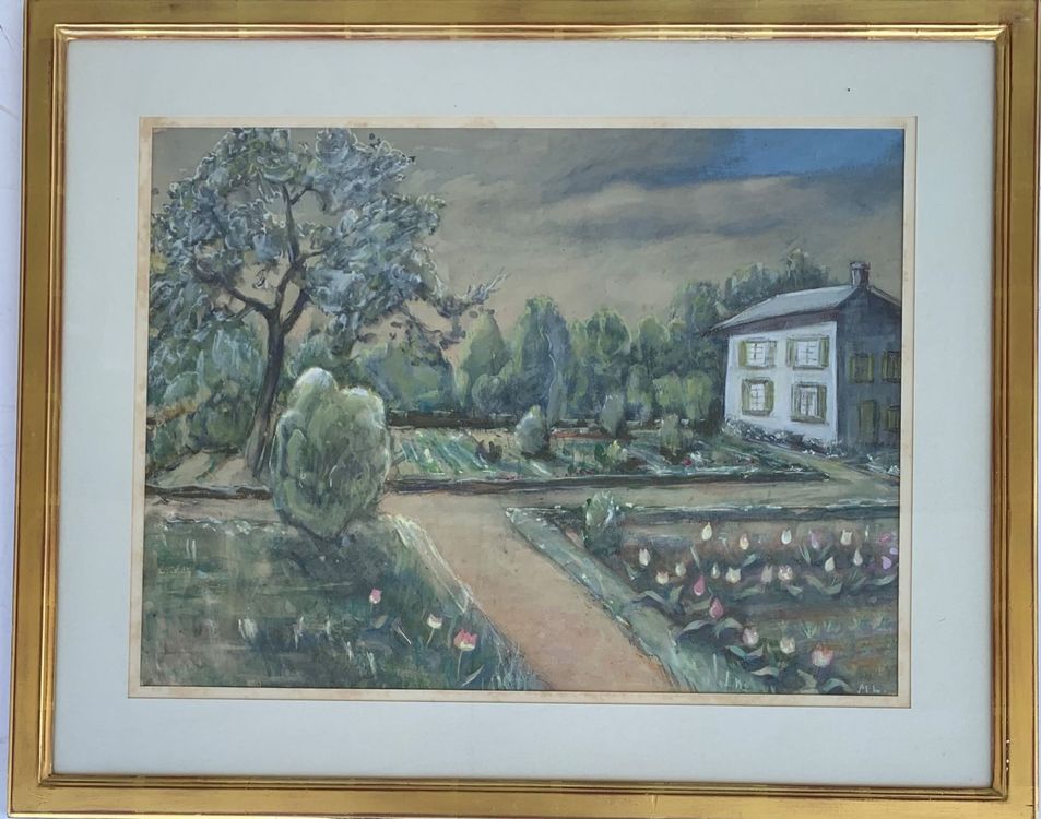 Martin LAUTERBURG (1891-1960)Großes Aquarell | Kaufen auf Ricardo