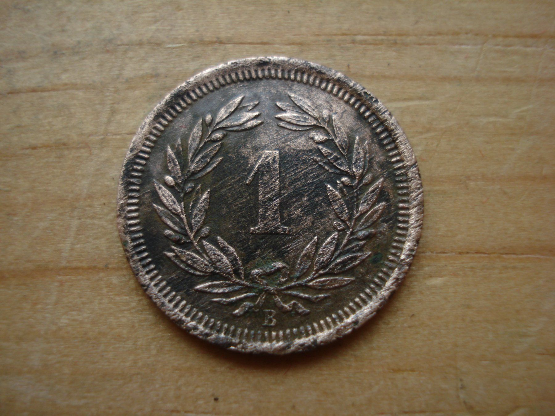 Tutti le monete: (N1) 1 Rappen  1889 (rar) – Usato da Erlach venduto da Net-Coins 1
