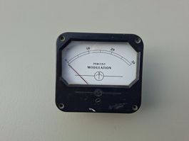 Modulationsmesser Analog Anzeige gebraucht schwarz
