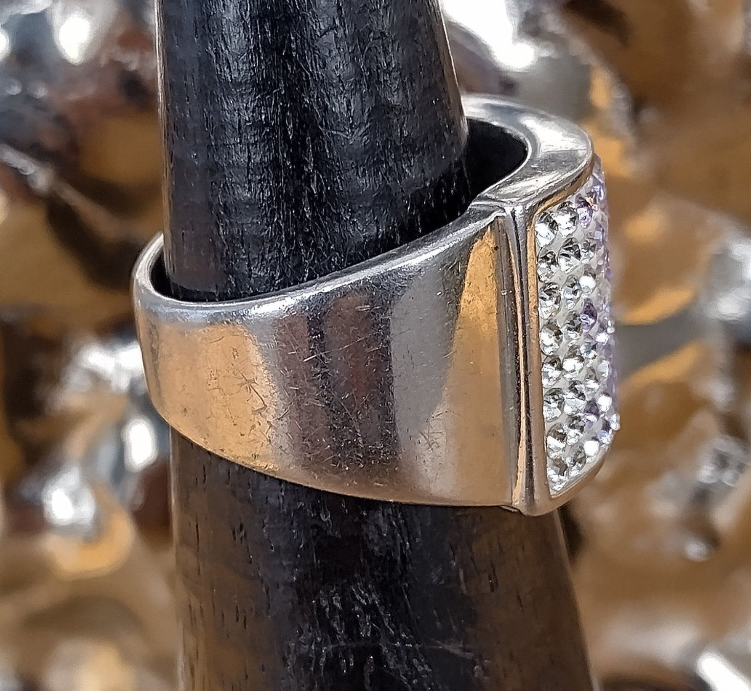 Anelli: GLITZER RING IN 925 SILBER – Usato da Romanshorn venduto da BoutiqueA 2