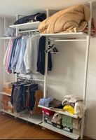 IKEA ELVARLI Open Wardrobe with Clothes Rails – 220 cm