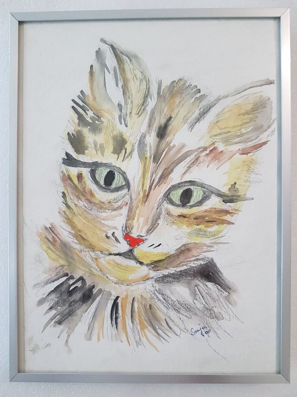 Tableaux: Signiertes Aquarell... – D'occasion à Glattbrugg par casabelavista