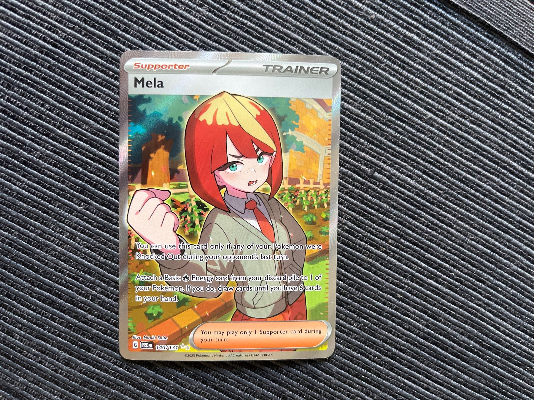 Pokémon Carte collezionabili: Pokemon Mela Fullart Prismatic Evolutions near Mint – Nuovo (secondo la descrizione) da Wabern venduto da Collectfun