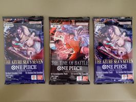 One Piece 3x Booster Pack OP14/EB04/OP16 Englisch