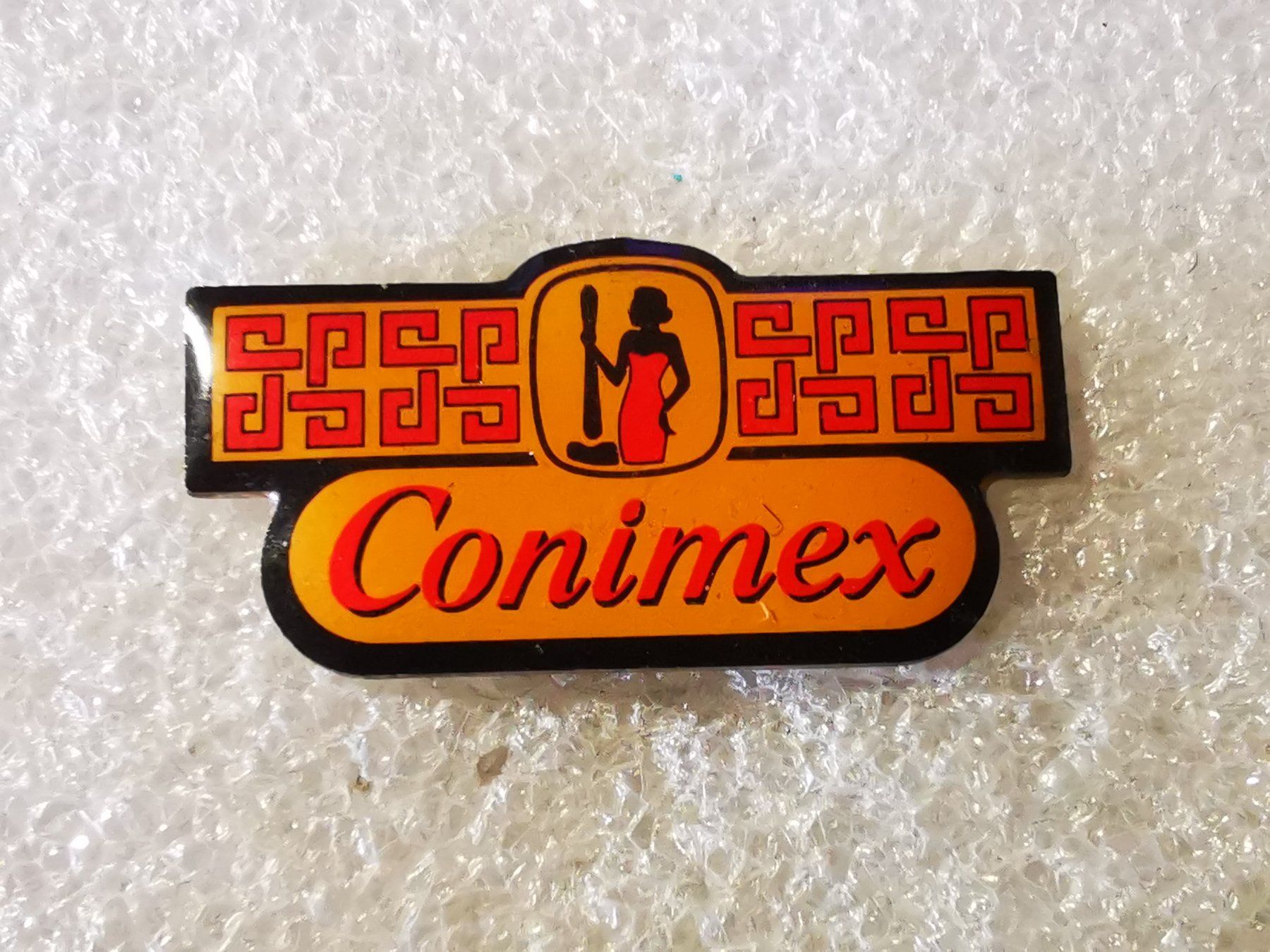 Placchette & Badge: Ansteckpin 153: Conimex – Usato da Oppligen venduto da Pin-Fall-Shop