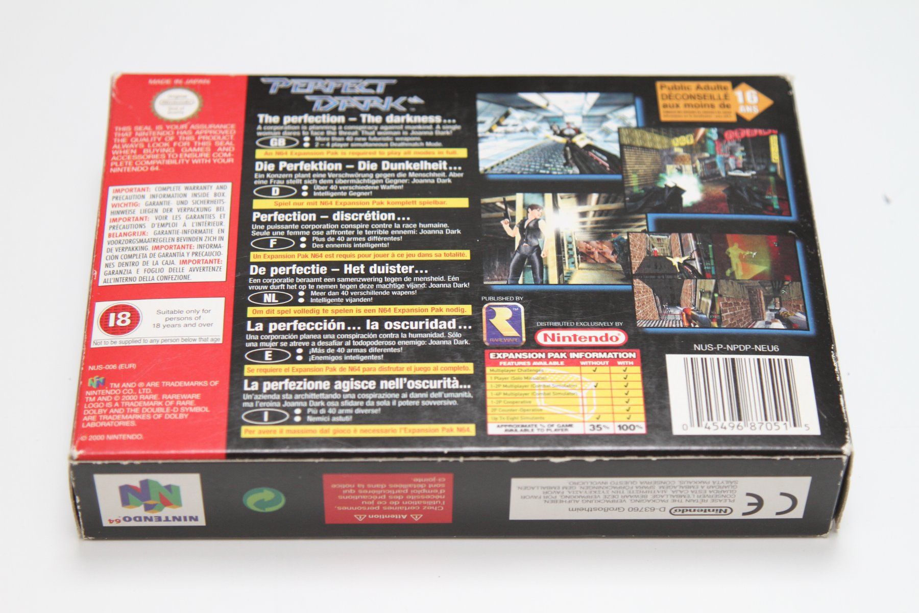 Nintendo Spiele: Perfect Dark N64 mit OVP – Gebraucht aus Basel von  3