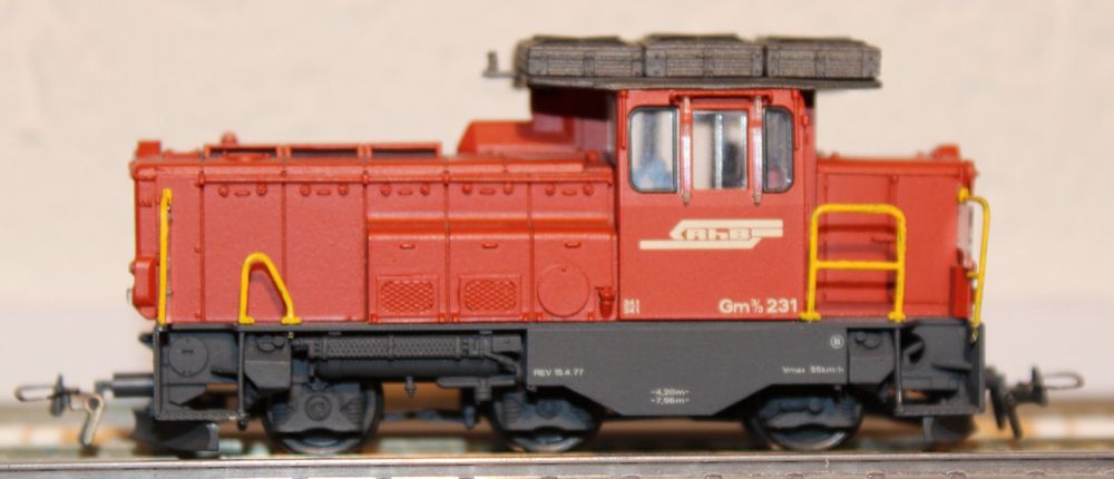 RhB Rangierlok Gm 3/3 231 (Gebraucht) in Baden für CHF 330 – mit ...