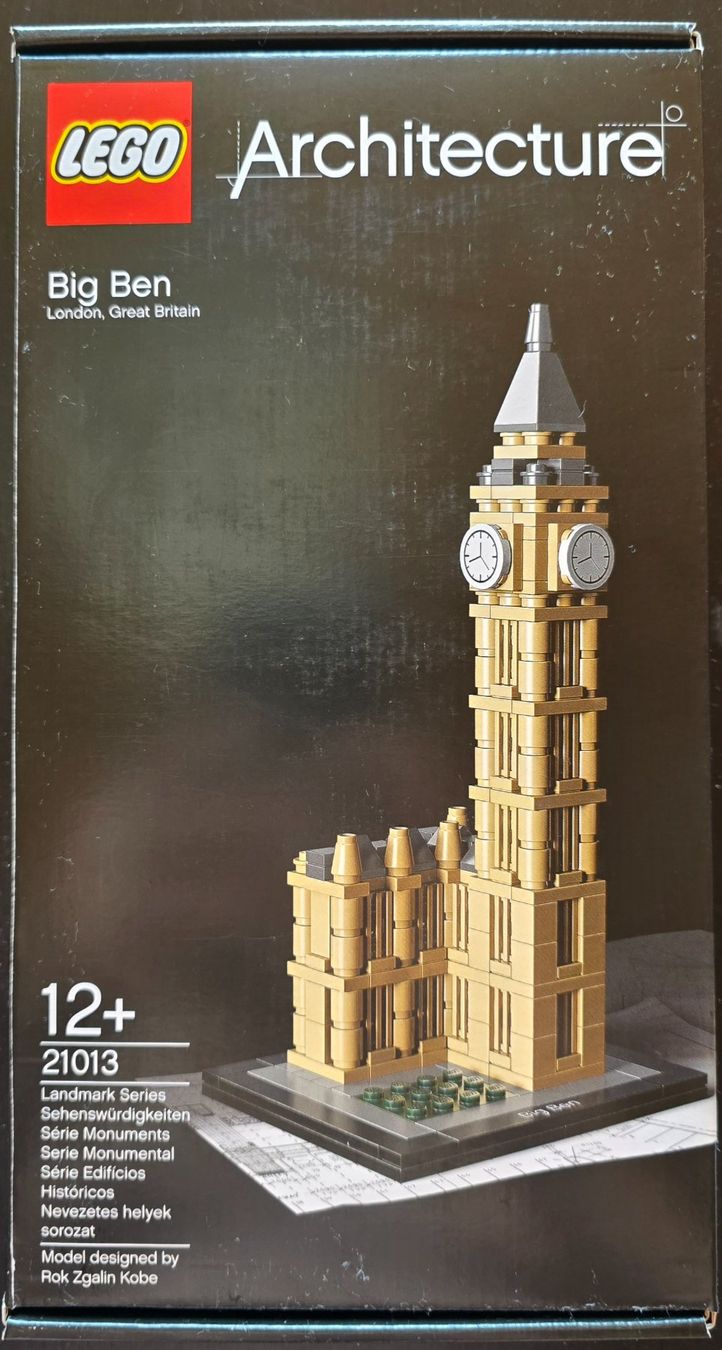 Lego Kit di costruzioni: Lego Architecture 21013 Big Ben – Usato da Sommeri venduto da Skywalker9206