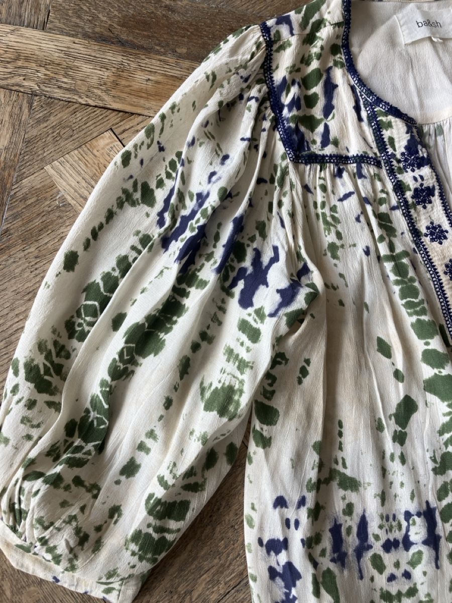 Ba&Sh Camicette: Ba&sh Bluse, Gr. 2/40Batikmuster, Sommer Look – Nuovo (secondo la descrizione) da Muralto venduto da jac_hkz5 2