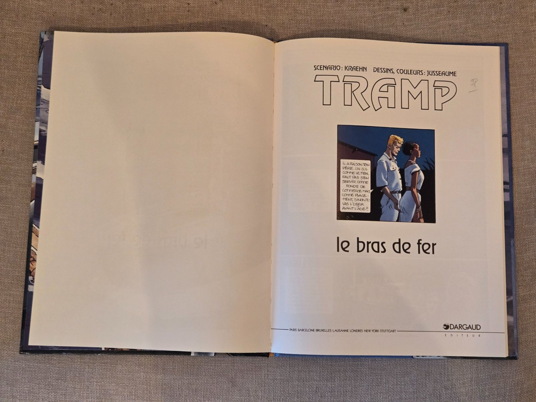 Fumetti: Tramp N°2 - Le bras de fer - EO forte cote – Usato da Crémines venduto da Blakedrake 5