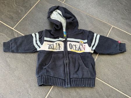 Strickjacke dunkelblau, Topolino, sehr guter Zustand, 80