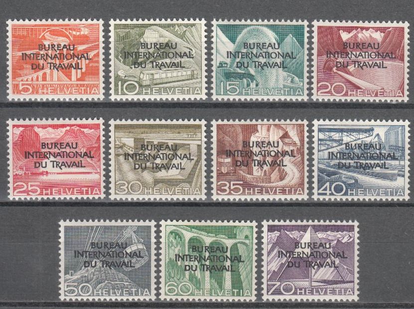 Tutti i francobolli: SBK D lV 84 - 94 postfrisch – Usato da Bürglen TG venduto da StampGraf