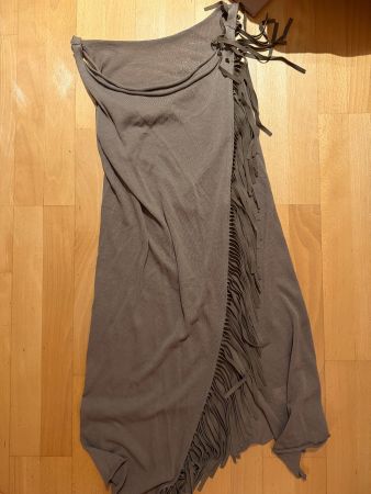 Kleid Fransen Festival braun Gr. S guter Zustand