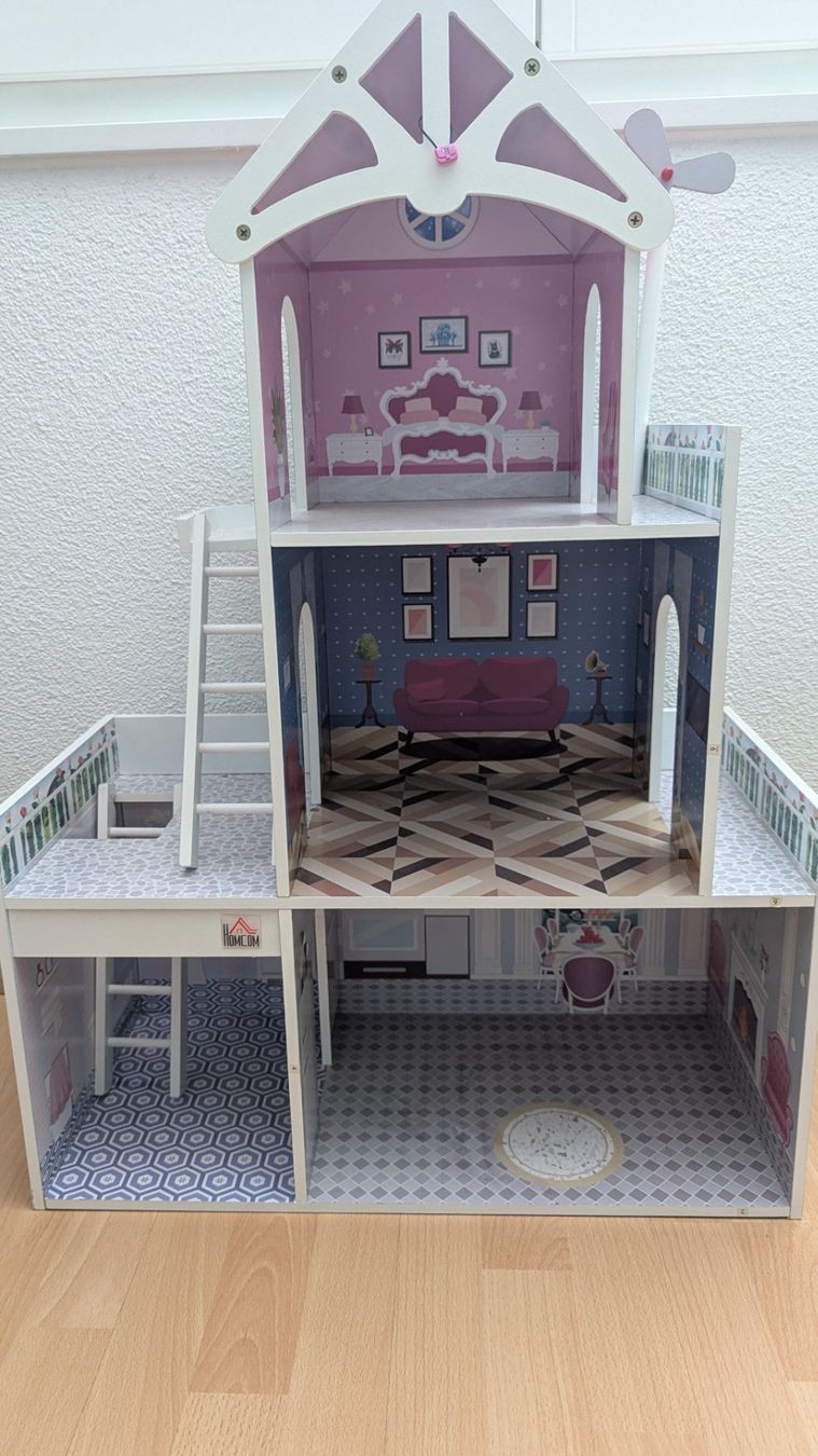 Puppenhäuser & -möbel: Puppenhaus  mit Möbeln – Gebraucht aus Eschenbach LU von Hasen99 5