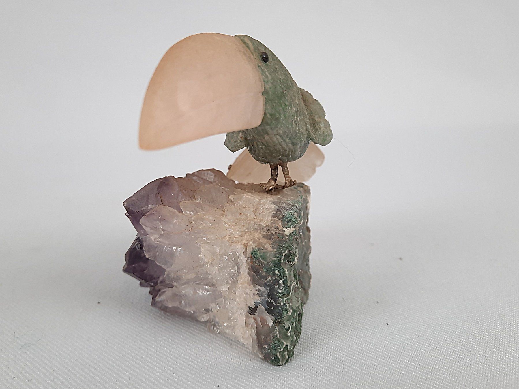 Minerali & Pietre curative: 3 Vögel auf Amethyst – Usato da Beinwil am See venduto da Restwert_Beinwil 3