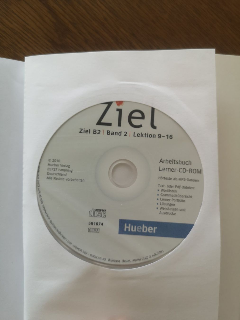 Libri: Kursbuch und Arbeitsbuch B2/2 Ziel – Nuovo (secondo la descrizione) da Uster venduto da b4x_ric 5