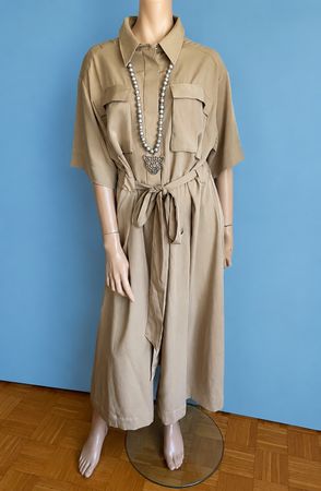 H&M  L XL XXL Neu /NP135CHF  Hemdkleid Beige PE