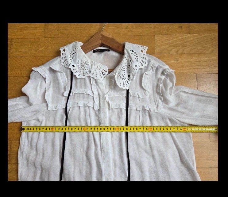 Maje Camicette: Maje Bluse Spitzen weiss – Usato da Regensdorf venduto da AHenter 3