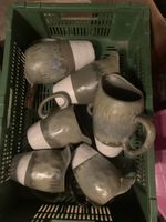 RESTPOSTEN - 6x Krugvase Keramik