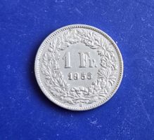 Schweiz 1 Fr. 1955 rarer Jahrgang (2) gute Erhaltung