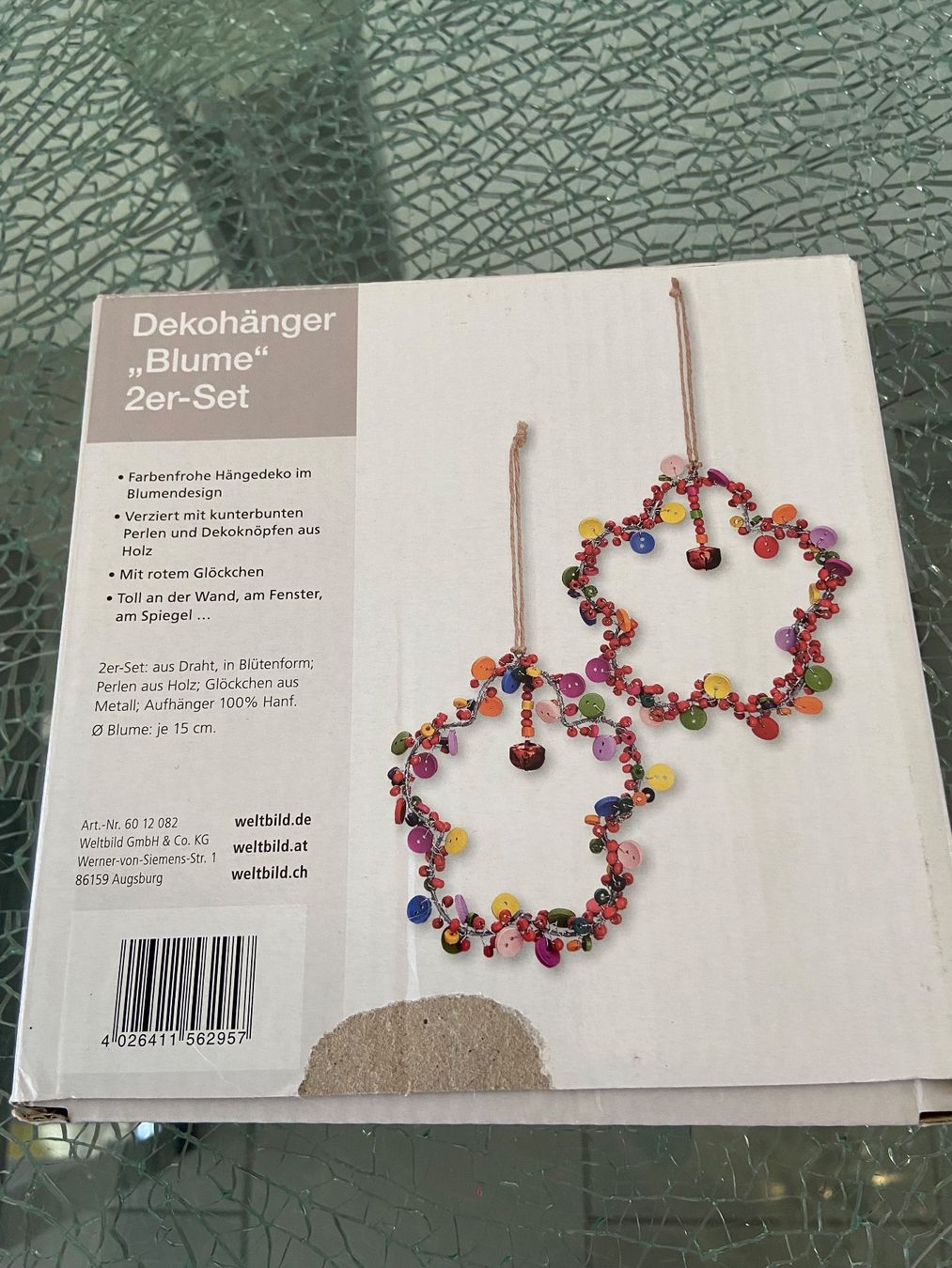 Tutte le decorazioni: 2 neue Dekohänger Blume – Nuovo (secondo la descrizione) da Oftringen venduto da andrax 4