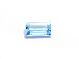 AAquamarin-1.36 ct-Baguette Schliff-Natural-Idar-Oberstein