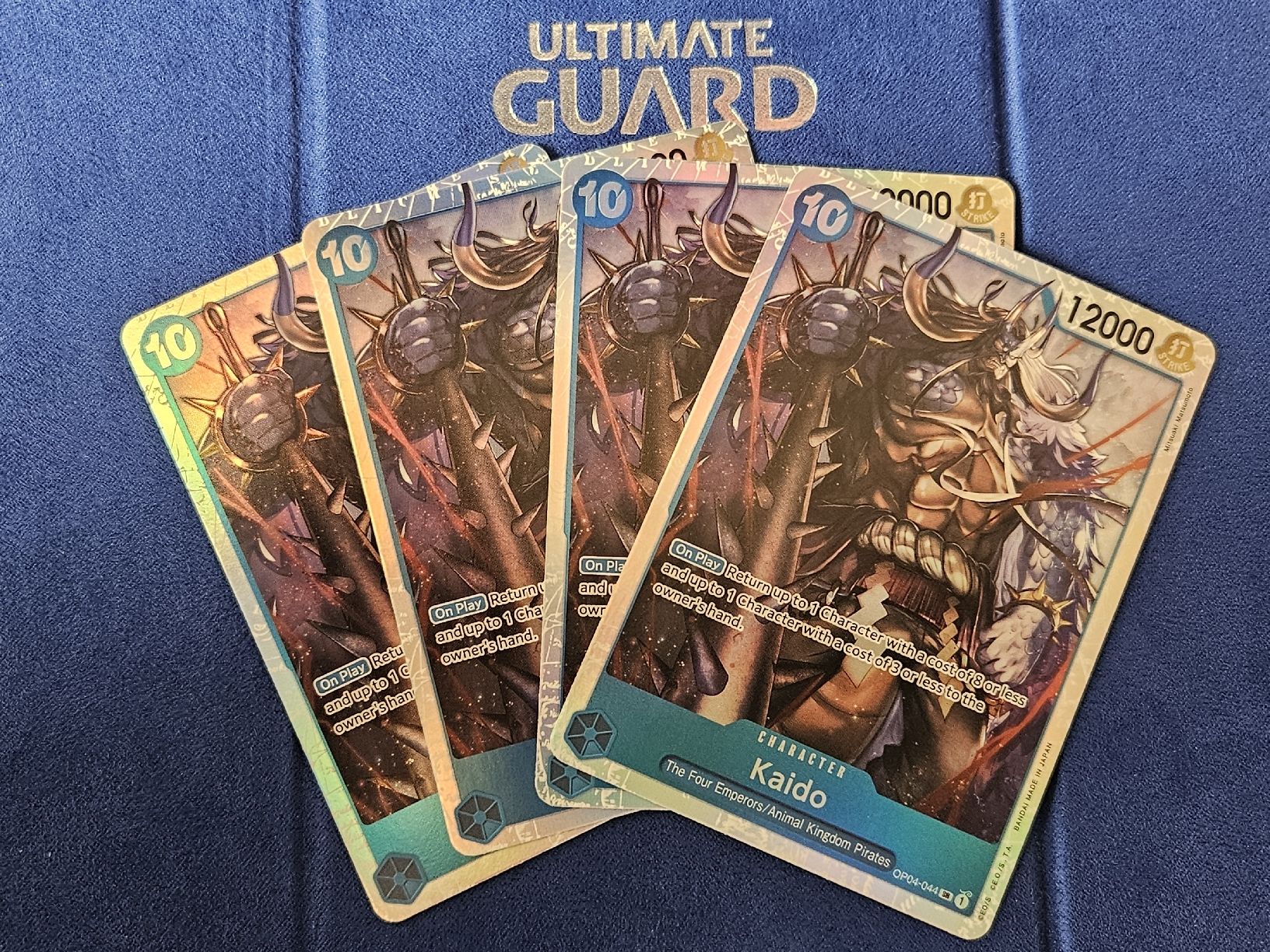 Bandai Carte collezionabili: 4x One Piece TCG - Kaido SR EN – Nuovo (secondo la descrizione) da Lyss venduto da DeaDiLuna