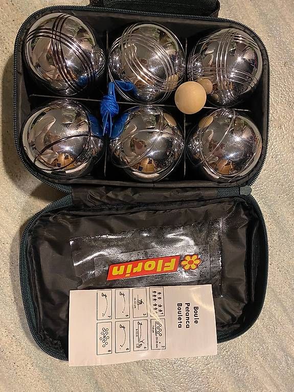 Giochi: Petanque-Spiel – Nuovo e nell'imballaggio originale da Hinwil venduto da Hiwikeb