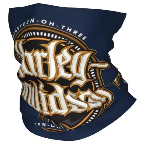 Passmontagna & Scaldacolli: Tour de cou Harley Davidson - Look motard garanti!J071 – Nuovo e nell'imballaggio originale da Allens venduto da MADE.IN.ROCK.N.ROLL