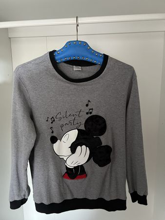 Damen Pullover grau Mickey Mouse Grösse S Intimissimi