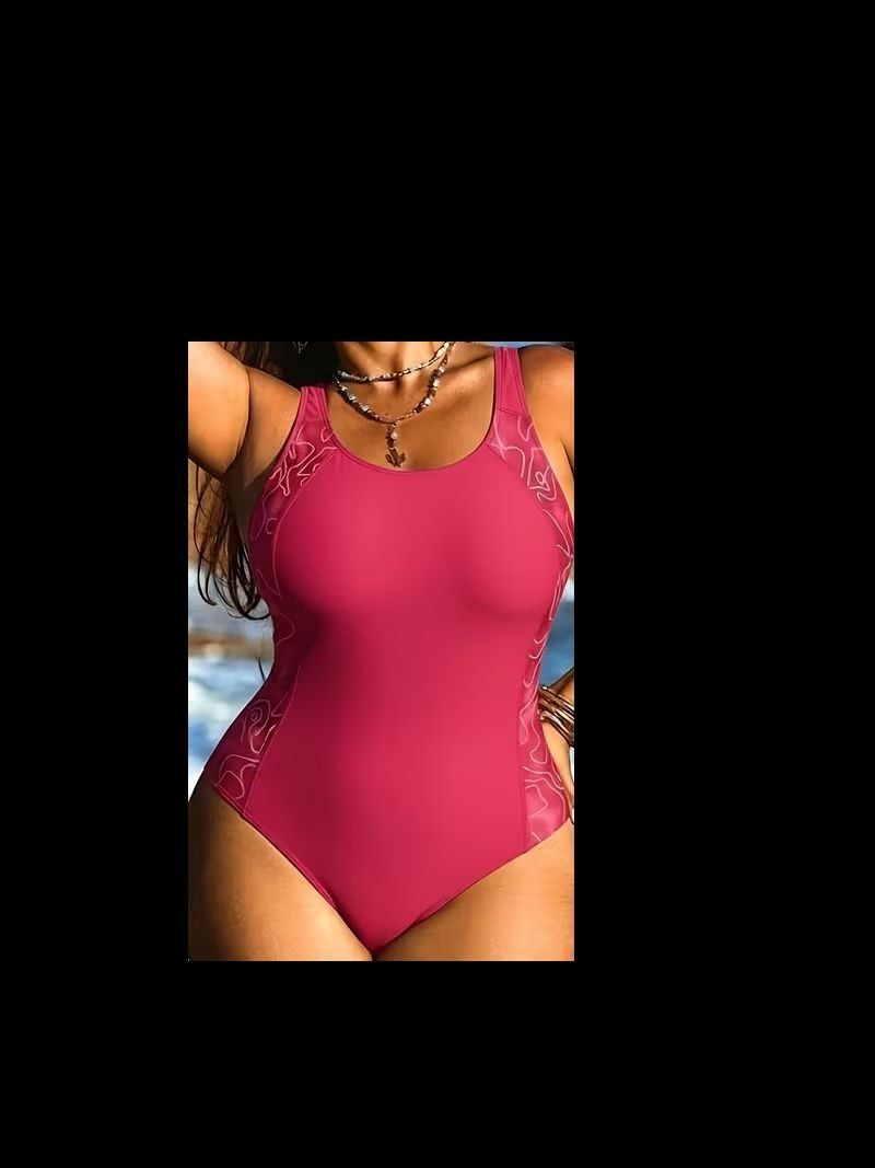 Costumi da bagno & Bikini: Badeanzug rot mit Muster Grösse 1 XL Gr.46/48 – Nuovo (secondo la descrizione) da Sumiswald venduto da Sumo68