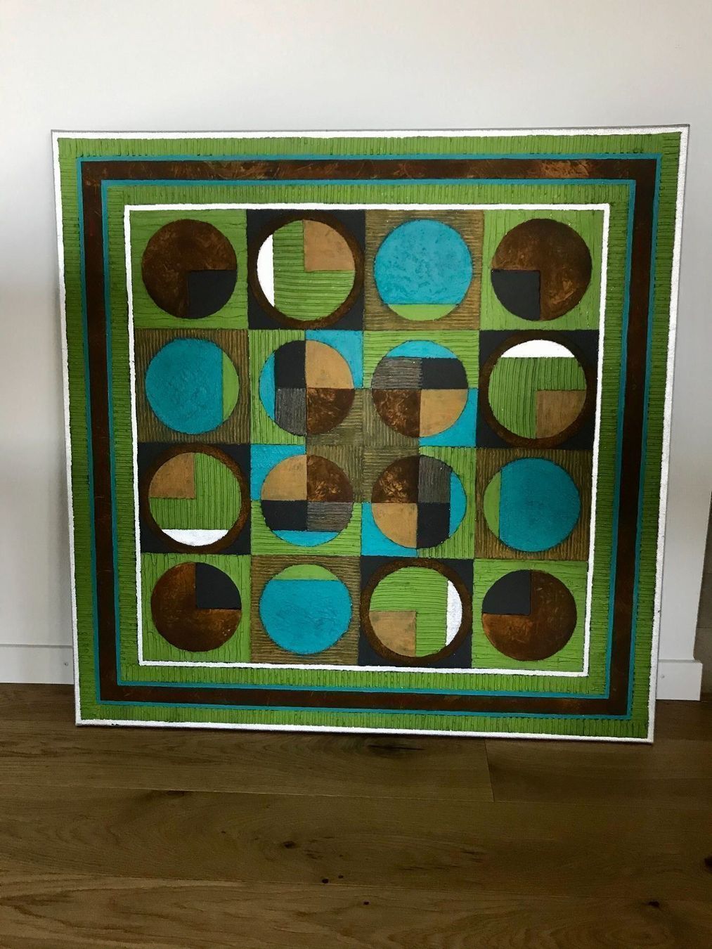 Foto & Immagini: Handgemaltes Acryl Bild 80 x 80 – Nuovo (secondo la descrizione) da Gunten venduto da starfish3 8