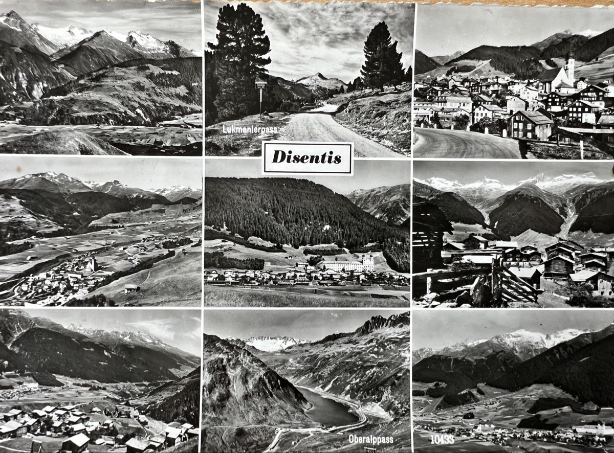 Cartoline postali: AK Disentis gelaufen 1963 – Usato da Muotathal venduto da OttoK01