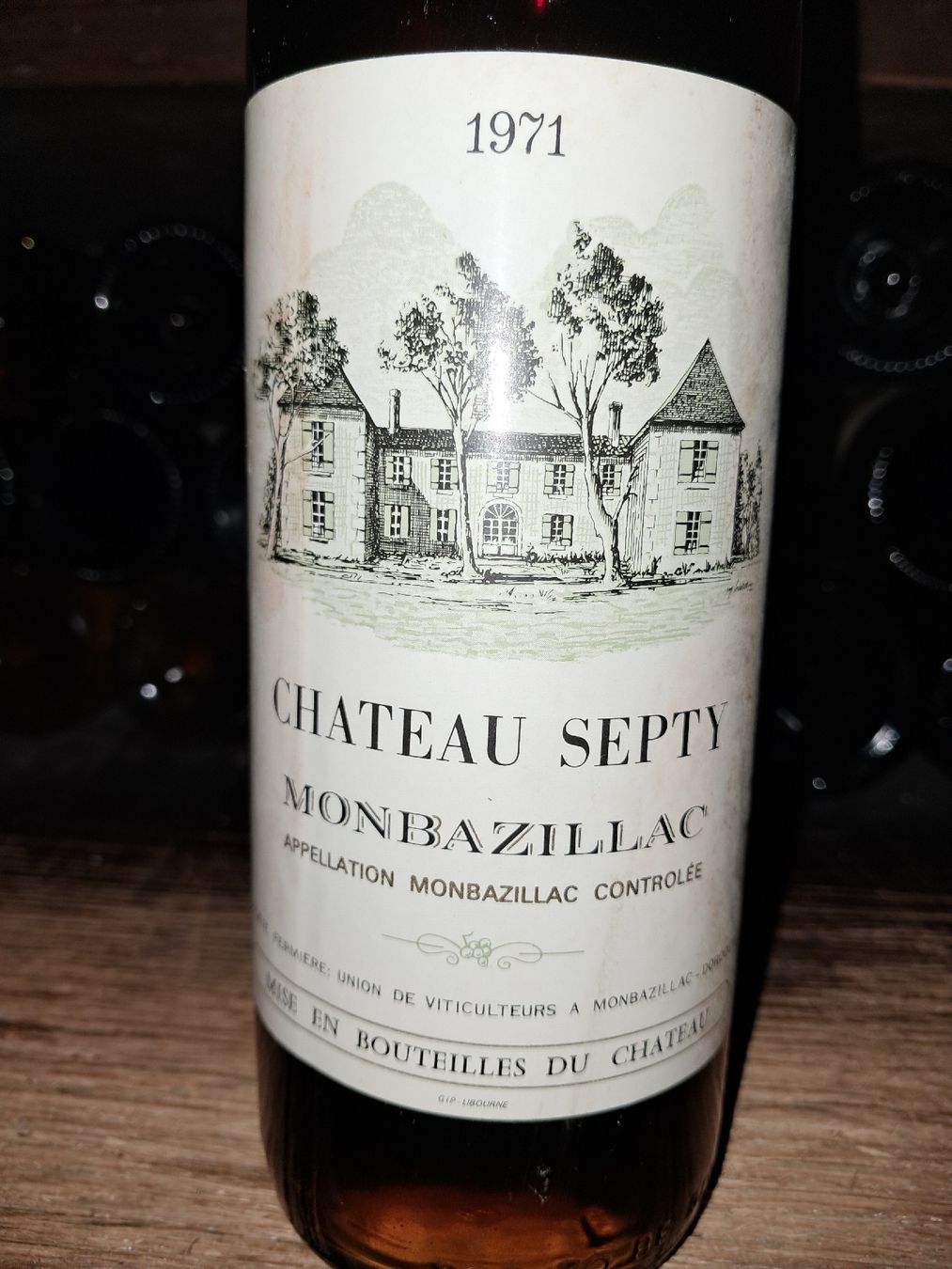 Wein: Château Septy Monbazillac millésime 1971 – Neu und originalverpackt aus Le locle von juliensaran