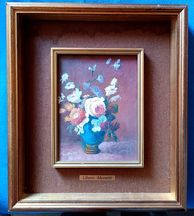 Blumen Gemälde von Libero Kaufen auf Ricardo
