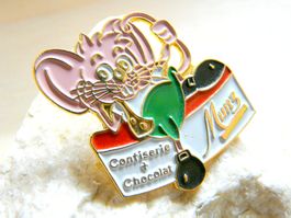 ❗ Maus Munz Schokolade chocolat souris +Versand Pin M11F.22